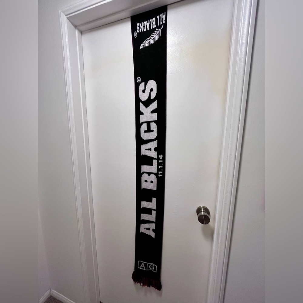 USA Rugby v NZ All Blacks commemorative hat and scarf set